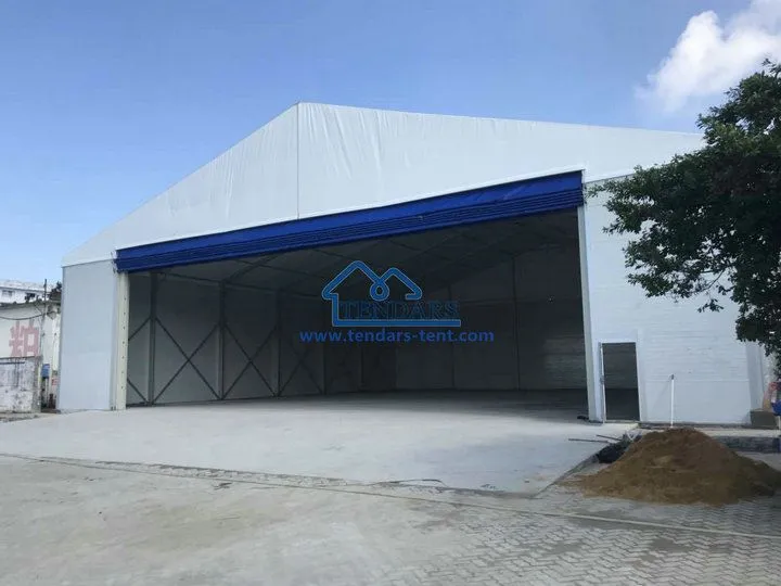 commercial warehouse tent